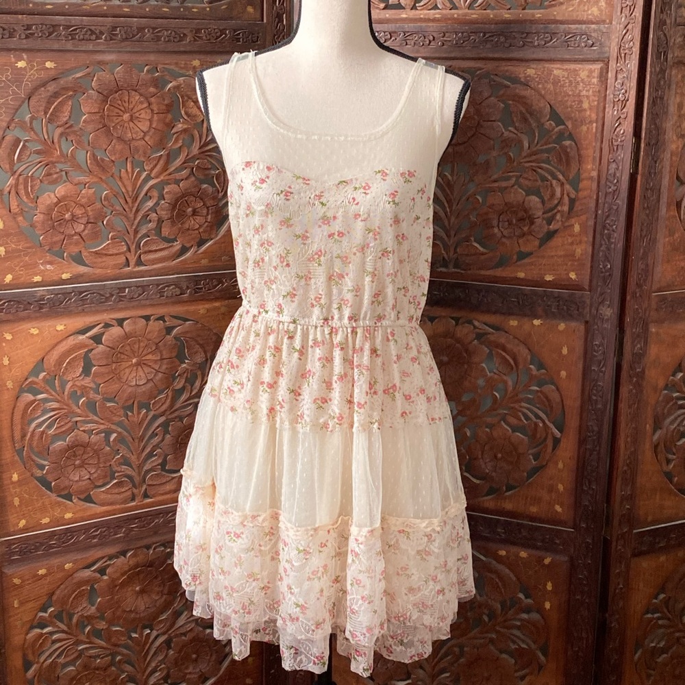 TAKE 20% OFF UP by Ultra Pink tiered lace dress